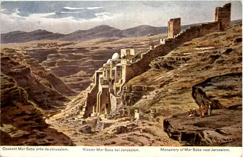 Kloster Mar Saba bei Jerusalem -640968