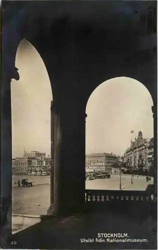 Stockholm - Utsigt fran Nationalmuseum -641068