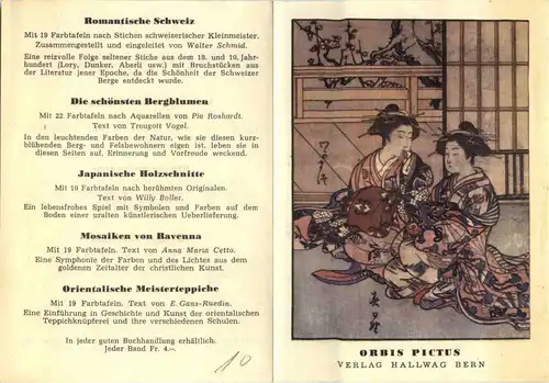 Orbis Pictus - Verlag Hallwag Bern -641488