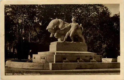 Zürich - Geiserbrunnen -642248