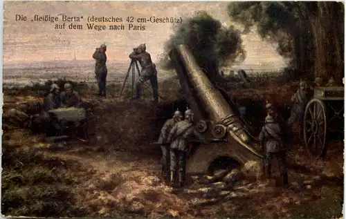 Die fleissige Berta auf dem Wege nach Paris -642668