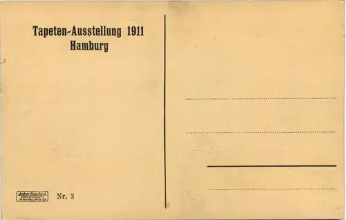 Hamburg - Tapeten Ausstellung 1911 -643288