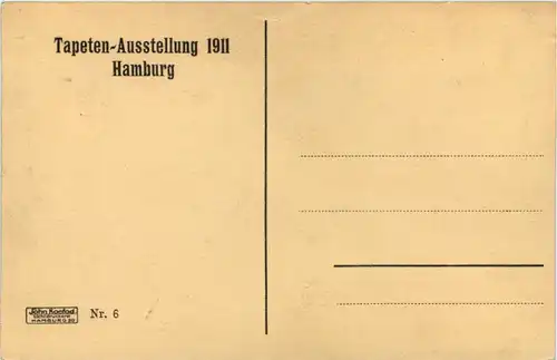 Hamburg - Tapeten Ausstellung 1911 -643290