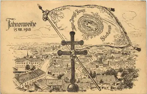 Stockerau - Fahnenweihe 1918 -643350