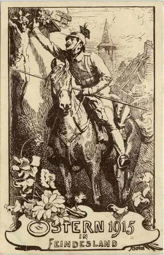 Ostern 1915 im Feindesland - Feldpost K. B. 6. Res. Division -643358