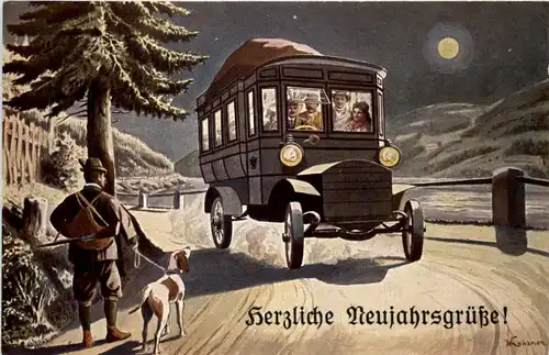 Neujahr - KuK Automobilpost -643340