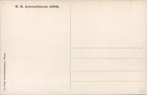 Neujahr - KuK Automobilpost -643340