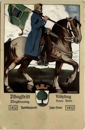 Pfingstritt Kötzting - 1912 -643388