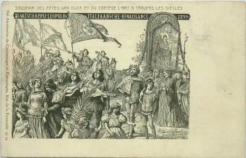 Belgium - Maatschappij Leopold italiaansche Renaissance 1899 -643352