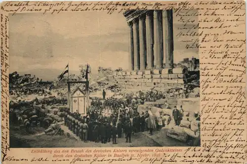 Baalbek - Enthüllung Gedenkstein 1898 -643446