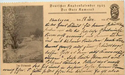 Knabenkalender 1925 - Der gute Kamarad -643606