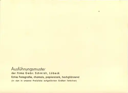Werbung - Firma Schmidt Lübeck - Möbel -643494