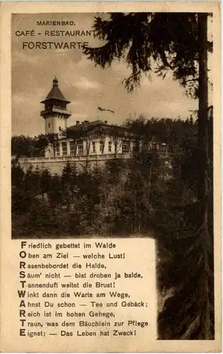 Marienbad - Cafe Forstwarte -643514