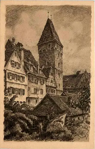Ulm, Metzgerturm -530944