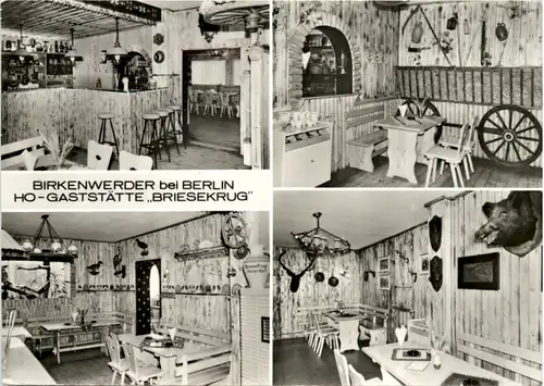 Birkenwerder bei Berlin, Ho-Gaststätte Briesekrug, div. Bilder -531066