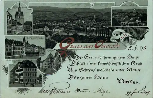 Gruss aus Osterode - Litho -643754