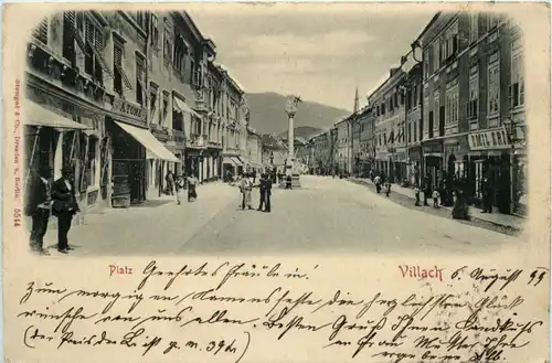 Villach - Platz - Prägekarte -643846