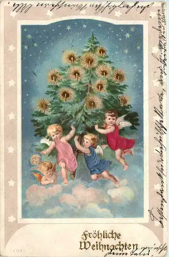 Weihnachten Engel - Prägekarte -643862