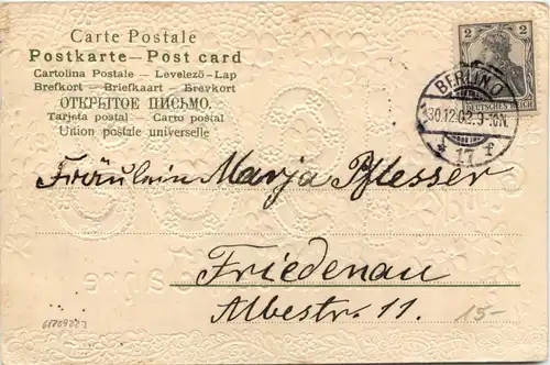 Jahreszahl 1903 - Prägekarte -643864