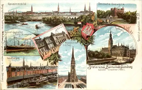 Hamburg - Litho -644000