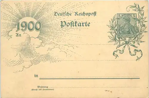 Ganzsache Deutschland 1900 -617460