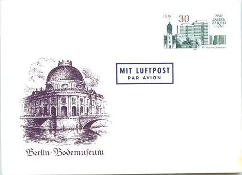 DDR - Berlin-Bodemuseum - Ganzsache -494814