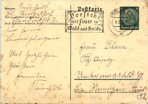 Ganzsache Deutschland 1935 -617518