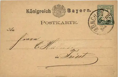 Ganzsache Bayern -617462