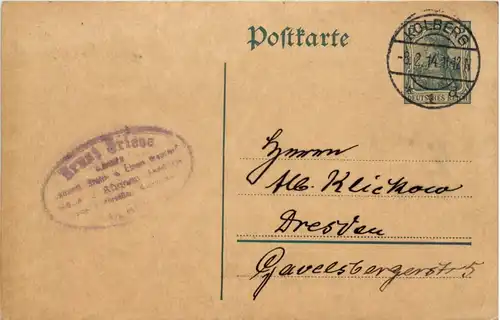 Ganzsache Deutschland Kolberg -617476