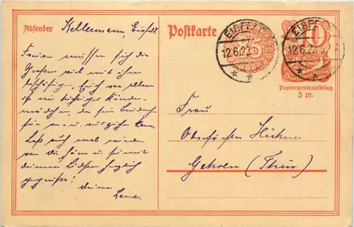 Ganzsache Deutschland Eisfeld -617496