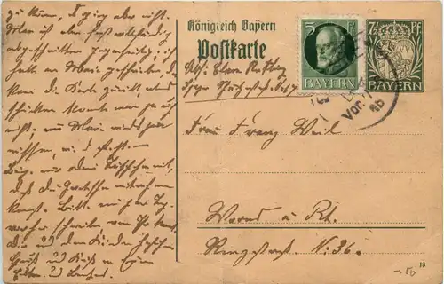 Ganzsache Bayern -617450