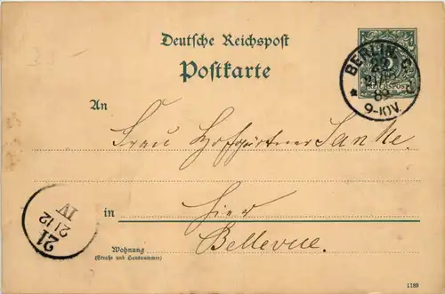 Ganzsache Berlin 1889 -629736