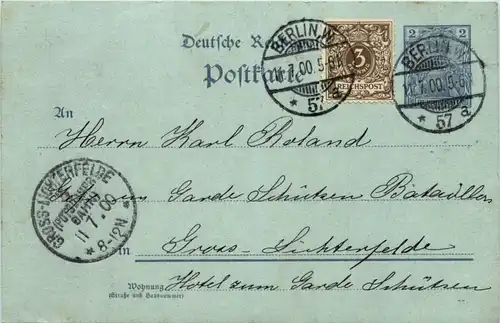 Ganzsache Berlin 1900 -629680