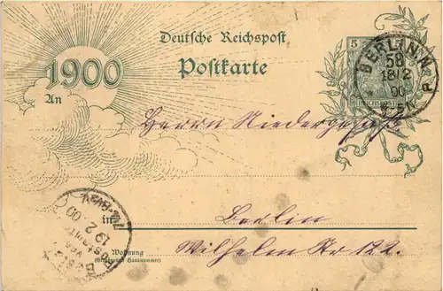 Ganzsache Berlin 1900 -629734
