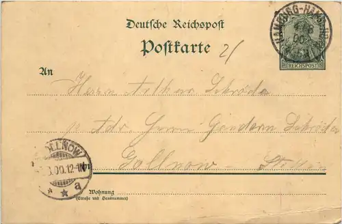 Ganzsache Hamburg -629750