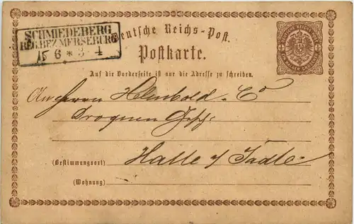 Schmiedeberg MErseburg - Ganzsache -617730