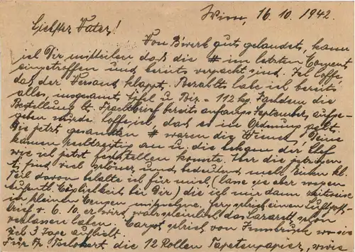 Ganzsache Wien 1942 -634640