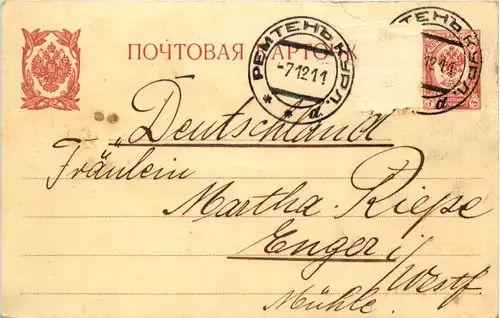 Ganzsache Russland 1911 -634720