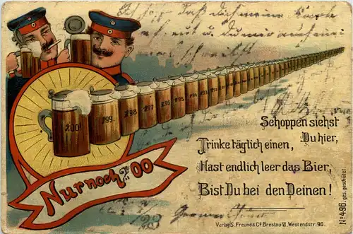 Reserve Nur noch 200 - Bier -644052