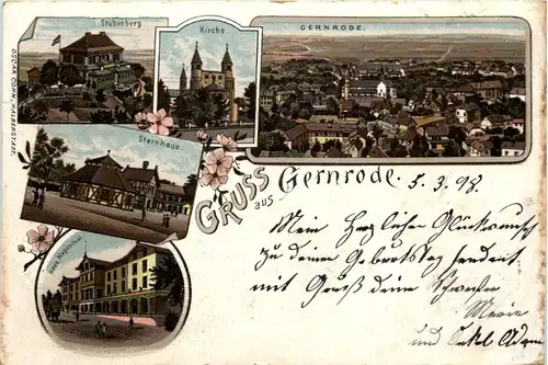 Guss aus Gernrode - Litho -644138
