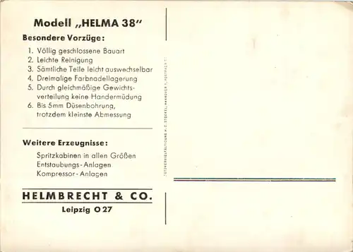 Werbung - Helma 38 - Helmbrecht Leipzig -644122