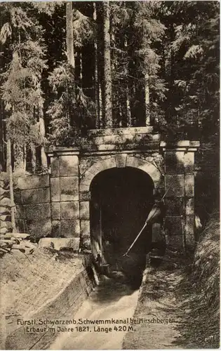 Fürstl. Schwarzwenb. Schwemmkanal bei Hirschbergen -644170