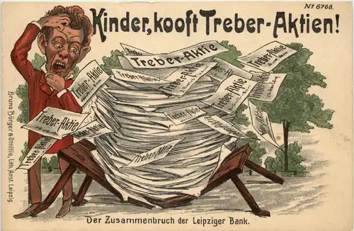 Leipzig - Zummenbruch der Leipziger Bank -644320