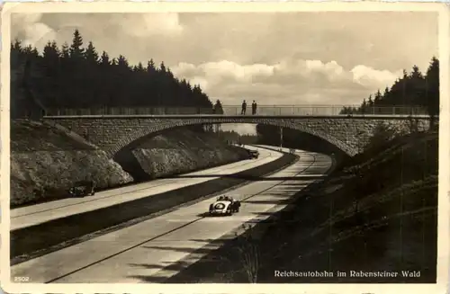 Chemnitz - Reichsautobahn im Rabensteiner Wald -644352