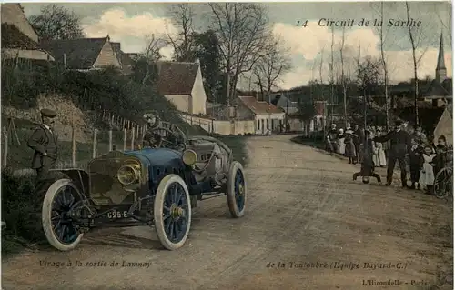Circuit de la Sarthe - Viarage a la sortie de Lamnay -644368