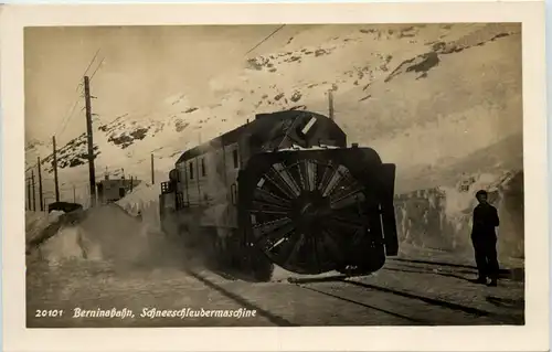 Berninabahn - Schneeschleudermaschine -644408