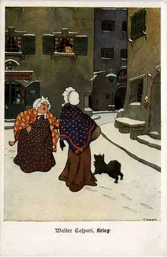 Künstler AK Walter Caspari - Krieg -644438