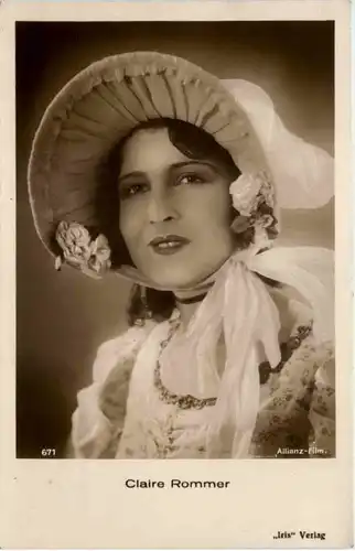 Film - Claire Rommer - Schauspieler -644498