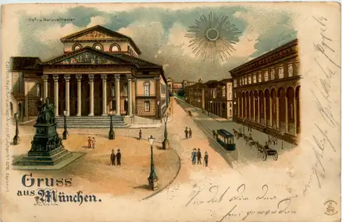 Gruss aus München - Litho -644798