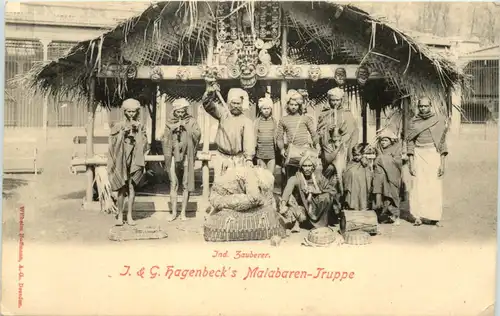 India - Hagenbecks Malabaren Truppe -644716